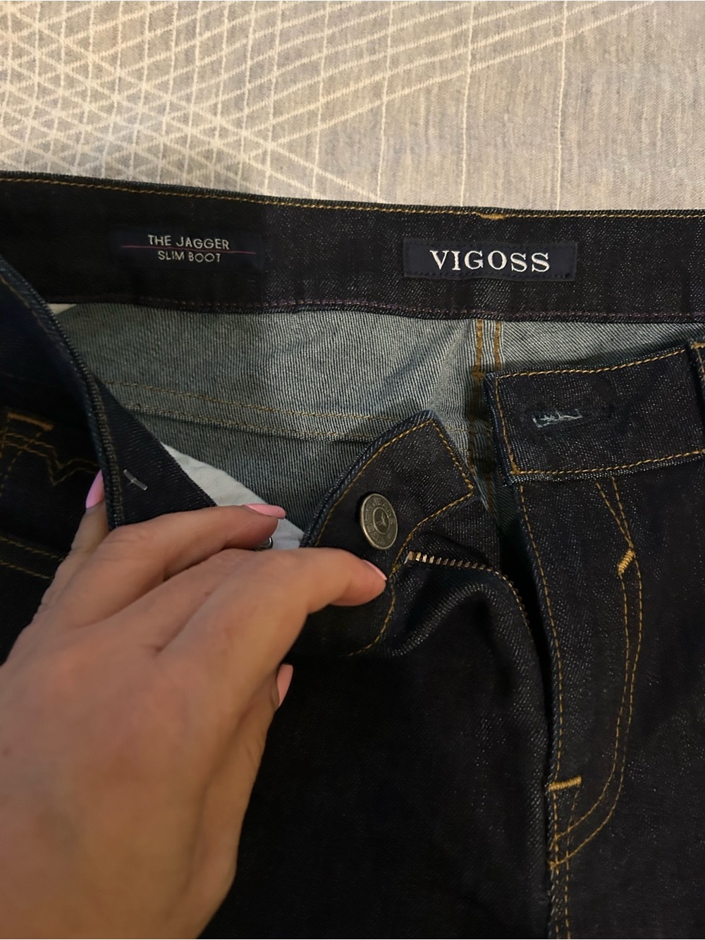 VIGOSS jeans jagger slim boot y2k